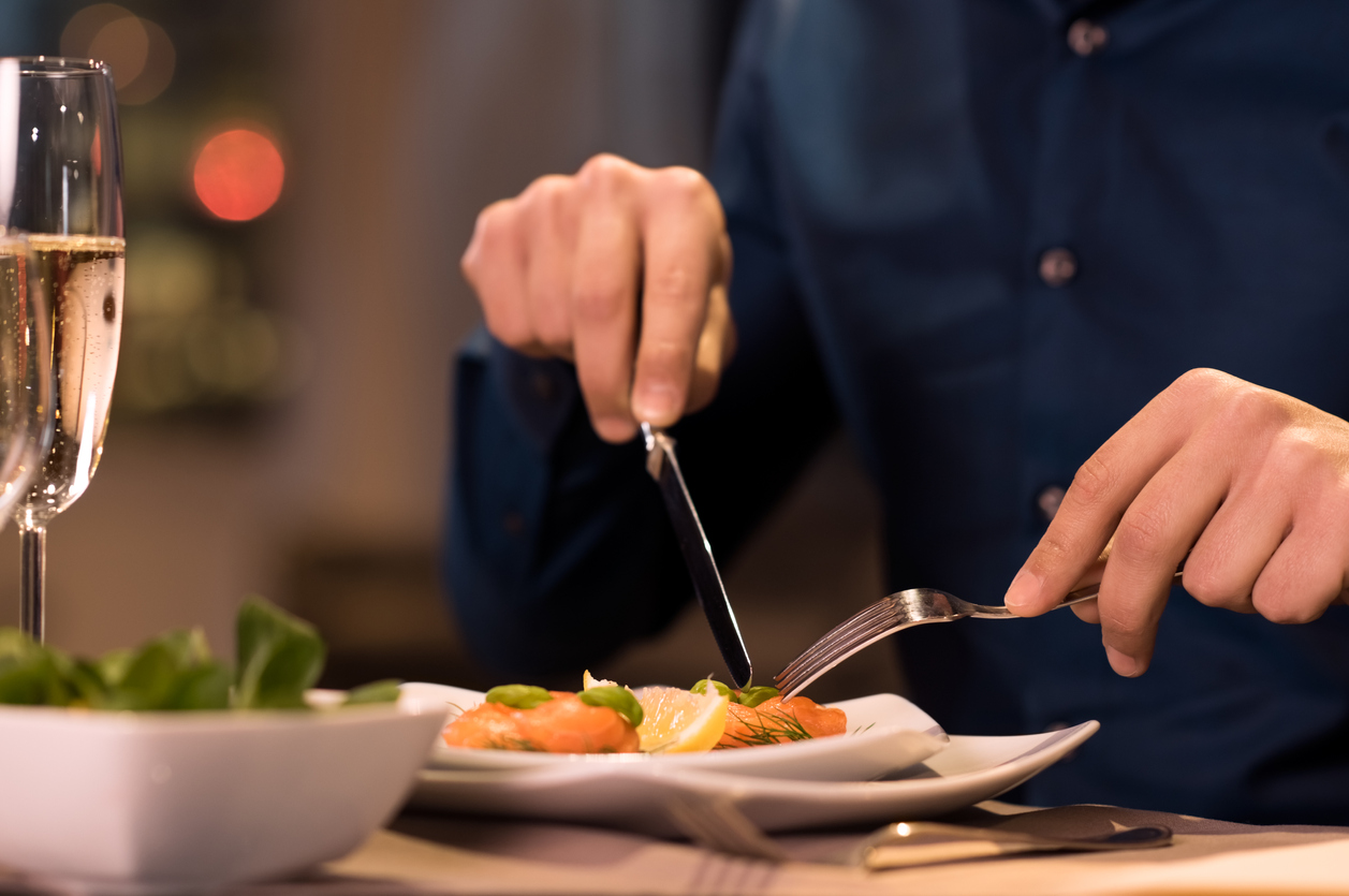 Dinner at restaurant Club 1885
