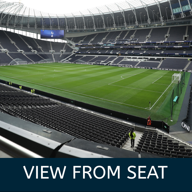 East Premium Seats | Tottenham Hotspur Hospitality | View from your seat Blocks 312-313 East Premium Seats | Tottenham Hotspur Hospitality | View from your seat Blocks 312-313