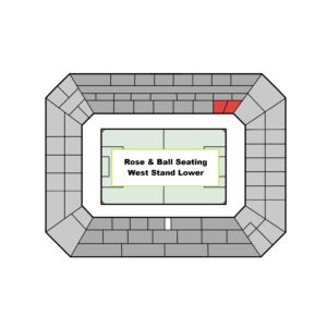 Rose & Ball Hospitality - Chelsea FC - Seating Plan - West Stand Lower