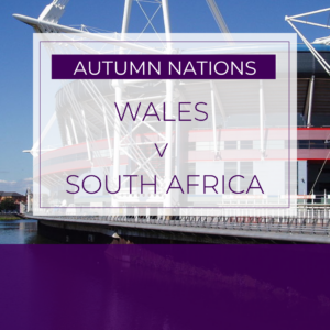 Wales v South Africa - Sat 29th Nov