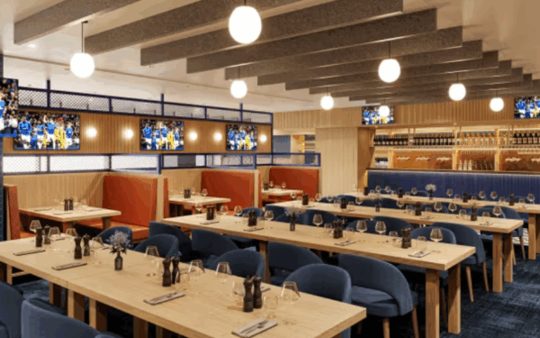 Trinity Place Restaurant - Everton FC Hospitality | Hill Dickinson Stadium
