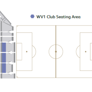 WV1 Club Hospitality Seating Map