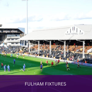 Fulham Fixtures - Premier League Season 25-26