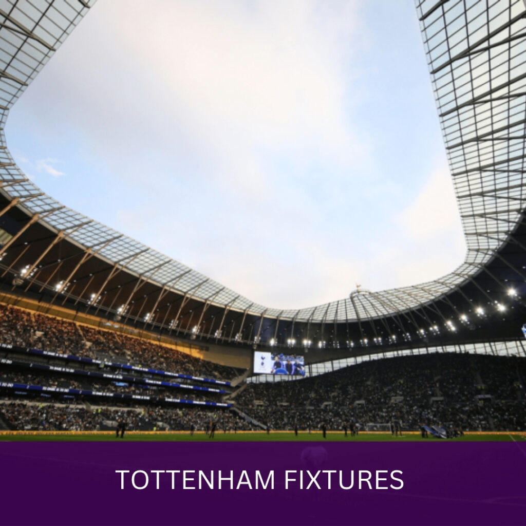 Tottenham Fixtures - Premier League Season 25-26