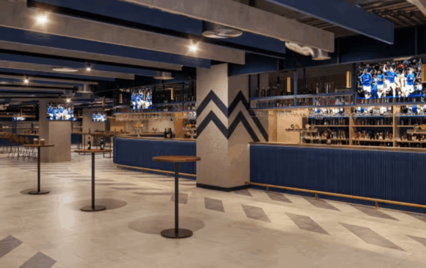 Trinity Place Bar - Everton FC Hospitality | Hill Dickinson Stadium