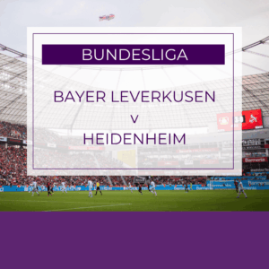 Bayer Leverkusen v Heidenheim - Sat 8th Nov 2025