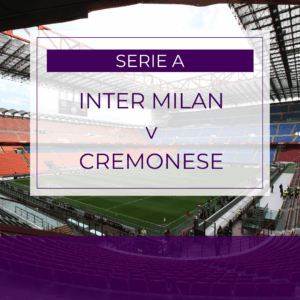 Inter Milan v Cremonese - Sun 5th Oct 2025
