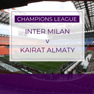 Inter Milan v Kairat Almaty - Wed 5th Nov 2025