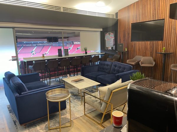 Old Trafford Executive Box view for Super League Grand Final