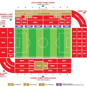 Stadium Map - Sheffield Utd