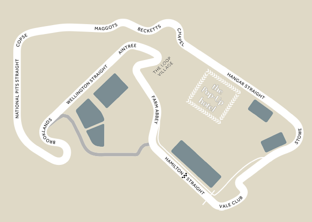 The Pop-Up Hotel Circuit Map The Pop-Up Hotel Circuit Map