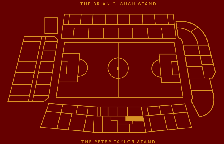 Founders 1865 Lounge Hospitality Seating Map Founders 1865 Lounge Hospitality Seating Map