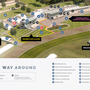 Newcastle Racecourse - Map