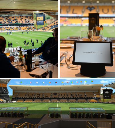 Presidents Restaurant Hospitality - Wolverhampton Wanderers Presidents Restaurant Hospitality - Wolverhampton Wanderers