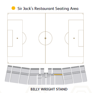 Sir Jacks Restaurant Hospitality Seating Map