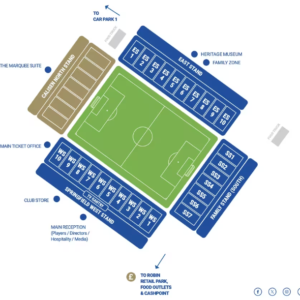 Wigan Athletic Stadium Map