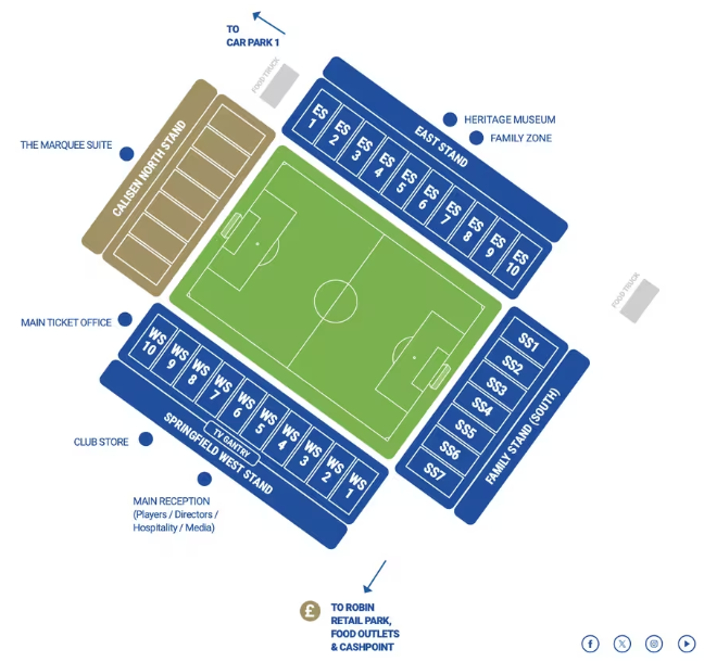 Wigan Athletic Stadium Map Wigan Athletic Stadium Map