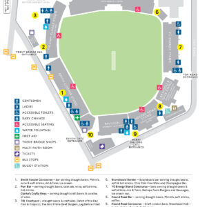 TRENT BRIDGE SEATING PLAN